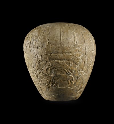 صولجان نارمر (الحجر الجيري) بواسطة Protodynastic Period Egyptian