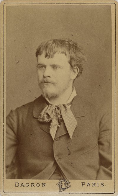 صورة للرسام جول باستيان ليباج 1848-1884 ، ج. 1875. بواسطة الحكمة رينيه باتريس داجرون