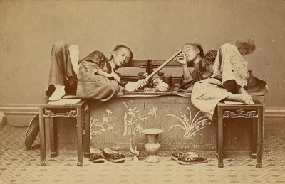 [مدخنو الأفيون] ، 1870. بواسطة بون لون