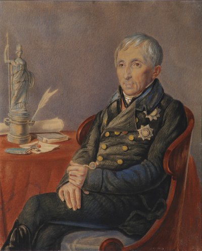صورة أليكسي نيكولايفيتش أولينين 1763-1843 ، 1820 بواسطة بيوتر أليكسيفيتش أولينين