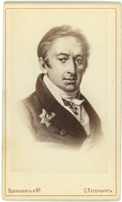 صورة للمؤلف والمؤرخ نيكولاي م. كارامزين 1766-1826 بواسطة Pyotr Fyodorovich Borel