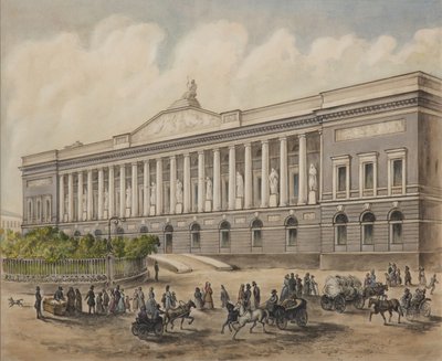 المكتبة العامة الإمبراطورية في سانت بطرسبرغ ، 1840s بواسطة Pyotr Fyodorovich Borel