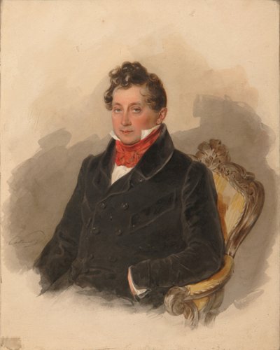 صورة للكونت ماتفي يوريفيتش فيليغورسكي 1794-1866 ، 1840s بواسطة بيوتر فيودوروفيتش سوكولوف
