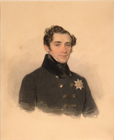صورة للأمير ألكسندر فيودوروفيتش غوليتسين 1796-1864 ، 1838 بواسطة بيوتر فيودوروفيتش سوكولوف