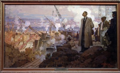 مكسيم غوركي (1868-1936) بواسطة بيوتر إيفانوفيتش كوتوف