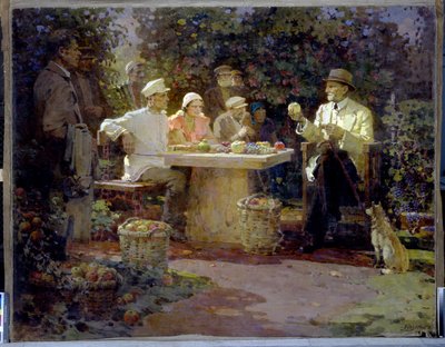 زوار إيفان فلاديميروفيتش ميتشورين (1855-1935) بواسطة بيوتر إيفانوفيتش كوتوف