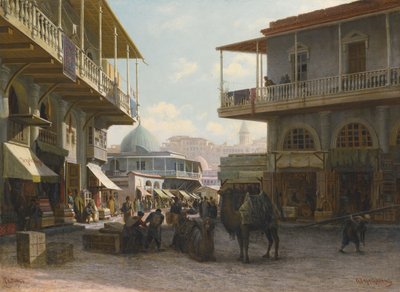 منظر تيفليس ، 1874 بواسطة بيوتر بتروفيتش Vereshchagin