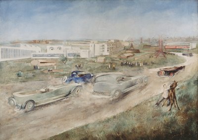 سباق السيارات ، 1930 بواسطة بيوتر فلاديميروفيتش ويليامز