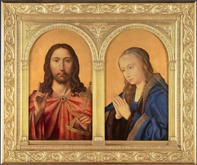 Diptych: المسيح والعذراء ، بين 1500 و 1550 بواسطة كوينتين ماسيس أو ميتسيس