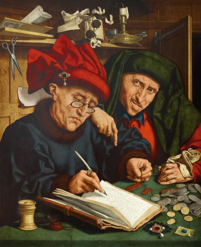 جامعي الضرائب ، 1520s بواسطة كوينتين ماسيس أو ميتسيس