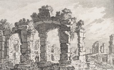 Ruines de Cumes ، القرن الثامن عشر. بواسطة كوينتين بيير تشيدل