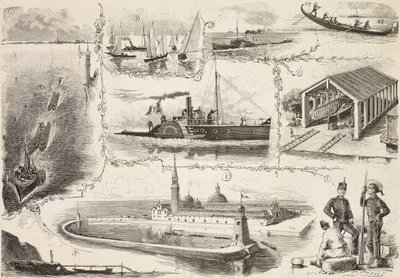 Engraving from drawing by Quinto Cenni, from L