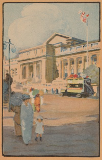 مكتبة نيويورك العامة ، 1914. بواسطة راشيل روبنسون إلمر