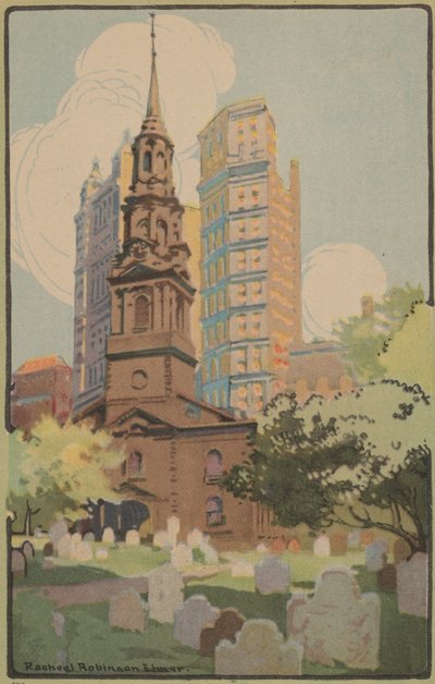 كنيسة القديس بولس ، 1914. بواسطة راشيل روبنسون إلمر