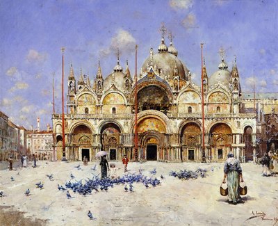 سان ماركو ، البندقية ، 1883 بواسطة رافائيل سينيت