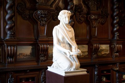 محجبات فيستال العذراء (رخام) بواسطة Raffaello Monti