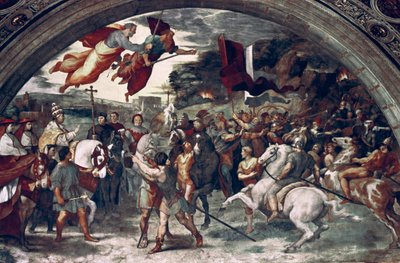 البابا ليو الأول ، صد صد أتيلا ، التفاصيل ، 1511-14 بواسطة رافايللو سانزيو رافائيل