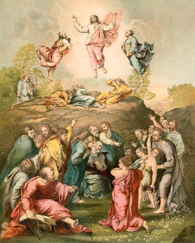 التجلي بواسطة Raffaello Sanzio Raphael