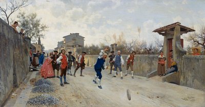 لعبة ruzzola بواسطة رافايلو سوربي