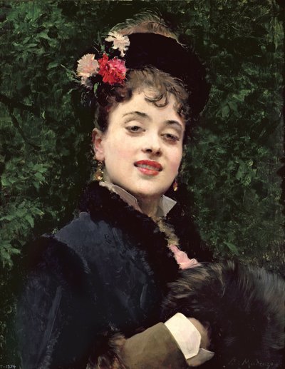 ألين ماسون ، نموذج الفنان بواسطة Raimundo de Madrazo y Garreta