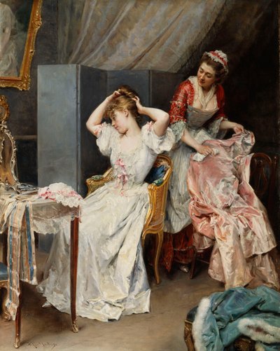 لا تواليت ، 1890-1900 بواسطة Raimundo de Madrazo y Garreta