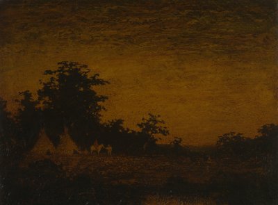 مخيم الهنود بواسطة Ralph Albert Blakelock