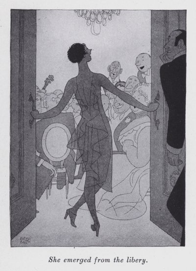 رسم توضيحي لـ "But Gentlemen Marry Brunettes" لأنيتا لوس (ليتو) بواسطة رالف بارتون