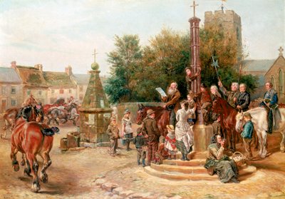 إعلان معرض Stagshaw في Corbridge بواسطة رالف هيدلي