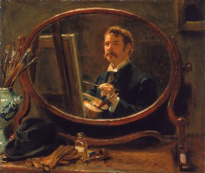 بورتريه ذاتي 1895 بواسطة رالف هيدلي