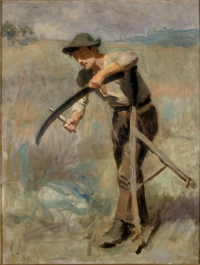 شحذ المنجل ، 1897 بواسطة رالف هيدلي