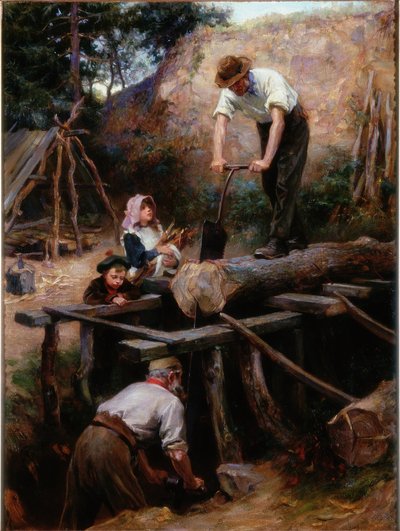 Woodsawyers ، 1896 بواسطة رالف هيدلي
