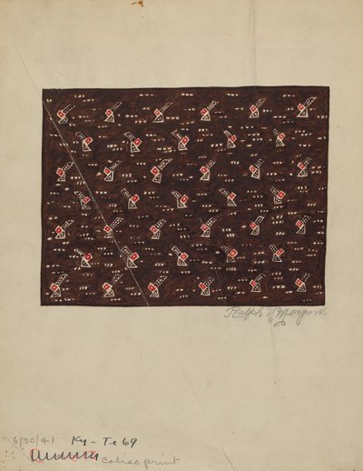 طباعة كاليكو بواسطة رالف ن.مورجان