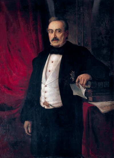صورة للكاتب والخبير الاقتصادي بوينافينتورا كارلوس أريباو (1798-1862) بواسطة رامون مارتي Alsina