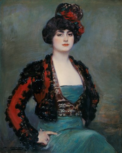 جوليا كاساس ، رامون (1866-1932) - ج. 1915 - زيت على قماش - 85x67 - متحف كارمن تايسن ، ملقة بواسطة رامون كاساس