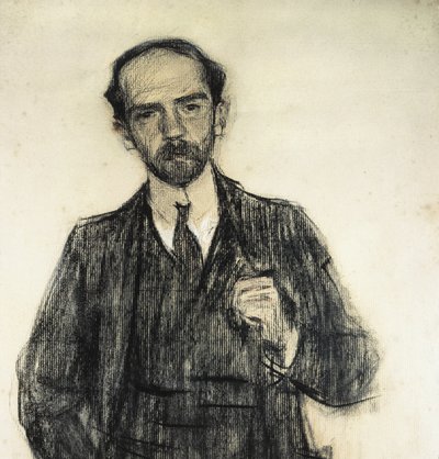 صورة بيو باروجا. ج 1904 - 1905 (رسم) بواسطة رامون كاساس