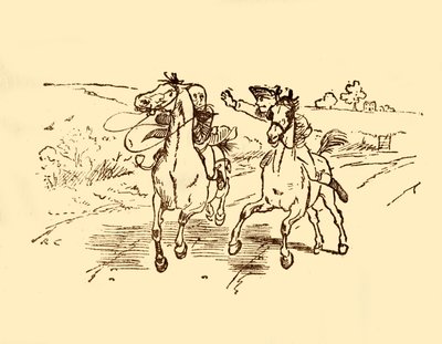تم العثور على جون جيلبين من قبل postboy من Bell Inn ، 1878 ، c1918. بواسطة راندولف كالديكوت