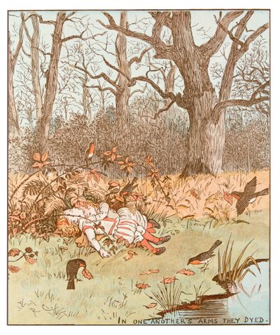 مشهد من The Babes in the Wood ، 1878 بواسطة راندولف كالديكوت