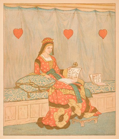 ملكة القلوب ، صنعت بعض الفطائر ، 1880. بواسطة راندولف كالديكوت