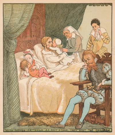 مع شفاه باردة مثل أي حجر ، فإنهم يسبحون الأطفال الصغار ، c1878. بواسطة راندولف كالديكوت