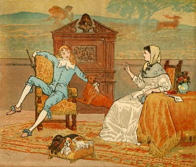 ... يجب أن تبحث عن زوجة بثروة! ، c1880 ، 1888. بواسطة راندولف كالديكوت