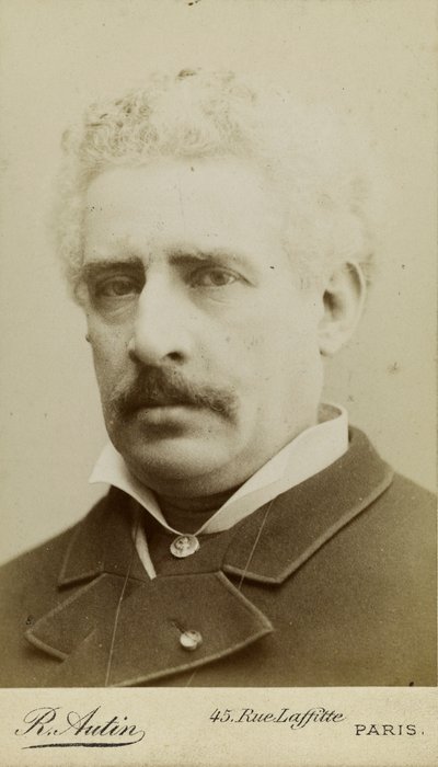 صورة الملحن اوليفييه ميترا 1830-1889 ، ج. 1870. بواسطة راؤول أوتين