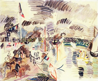 كوديبيك، حوالي عام 1913 (غواش على ورق) بواسطة راؤول دوفي