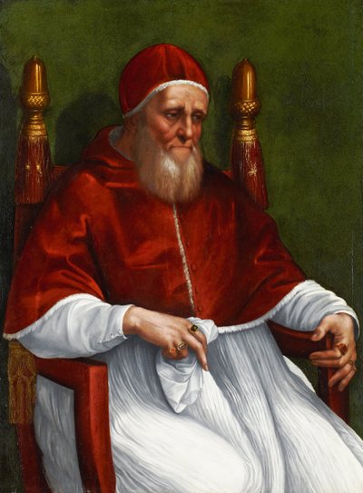 صورة البابا يوليوس الثاني بواسطة رافائيل (1483-1520) (واستوديو)