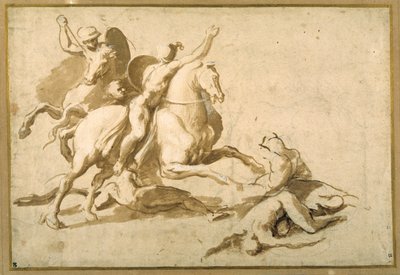Study for a battle scene بواسطة رافائيل