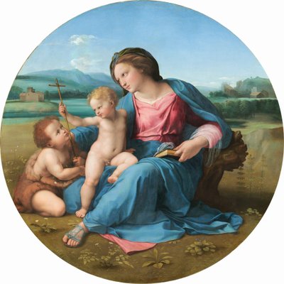 ألبا مادونا ، ج. 1510. بواسطة رافائيل