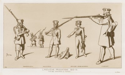 البروسي لاندوير 1813-15. بواسطة رافائيل جاكيمين