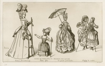 نساء باريس ، 1774-1779 بواسطة رافائيل جاكيمين