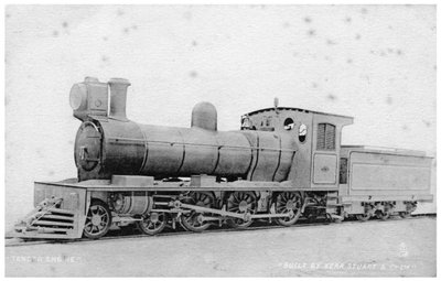 محرك طري 4-6-0 ، قاطرة بخارية بناها كير ، ستيوارت وشركاه ، أوائل القرن العشرين. بواسطة رافائيل تاك