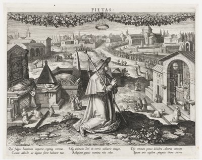 Pietas كتجسيد للتقوى بيتا (العنوان على الكائن) المهن الرئيسية للأمير (عنوان السلسلة) المخطط ، مبدأ منظار SEU (عنوان السلسلة) بواسطة جان فان دير سترايت