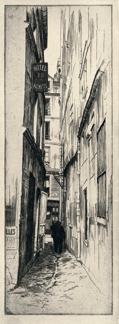 Rue du Chat Qui Peche ، 1915 بواسطة ريمون راي جونز